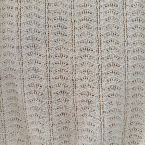 Theory Crochet Top Minimalist Quiet Luxury Coastal Cottagecore - Picture 10 of 12